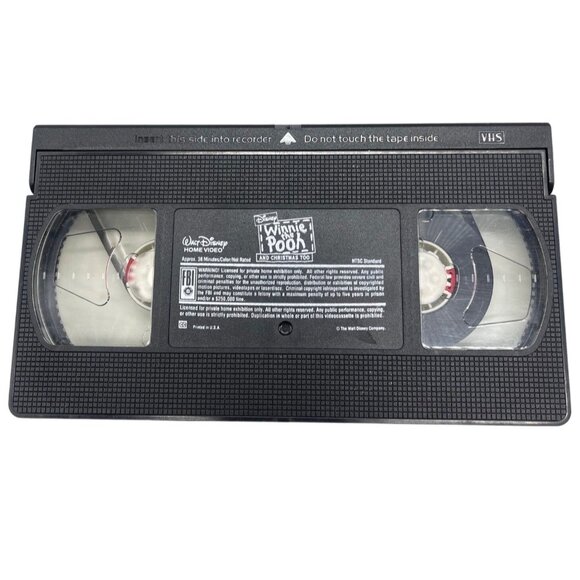 Winnie The Pooh and Christmas too VHS Walt Disney color English not rated READ - Picture 1 of 3